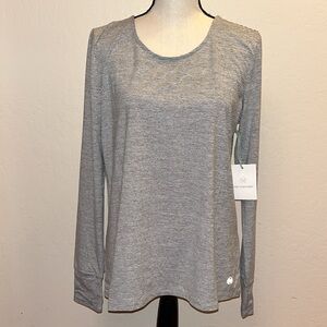 We wander crisscross back long sleeve top thumb holes